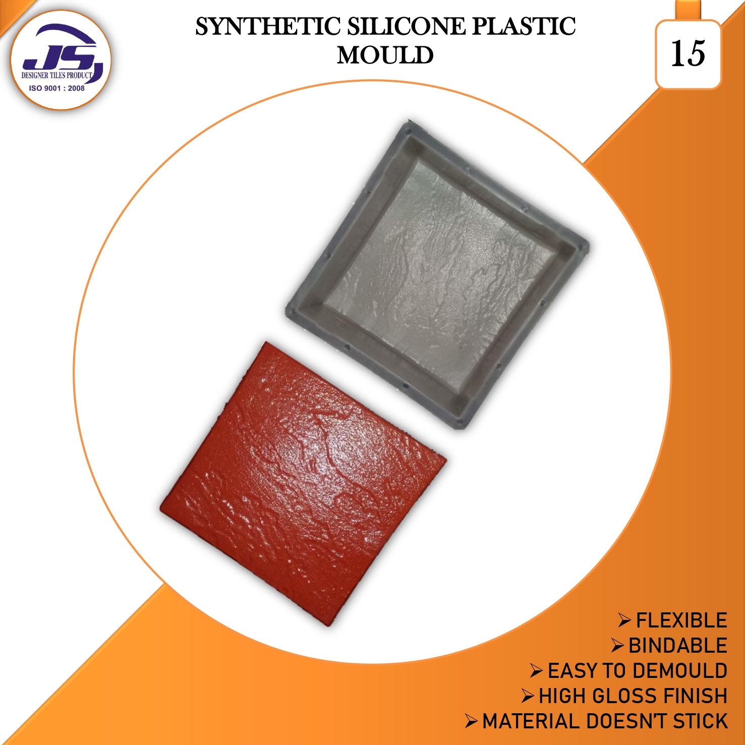 Plastic Silicone Interlocking Block Moulds